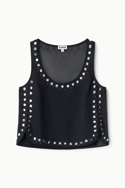 STAUD Clothing|New In Cara Top Black Studs