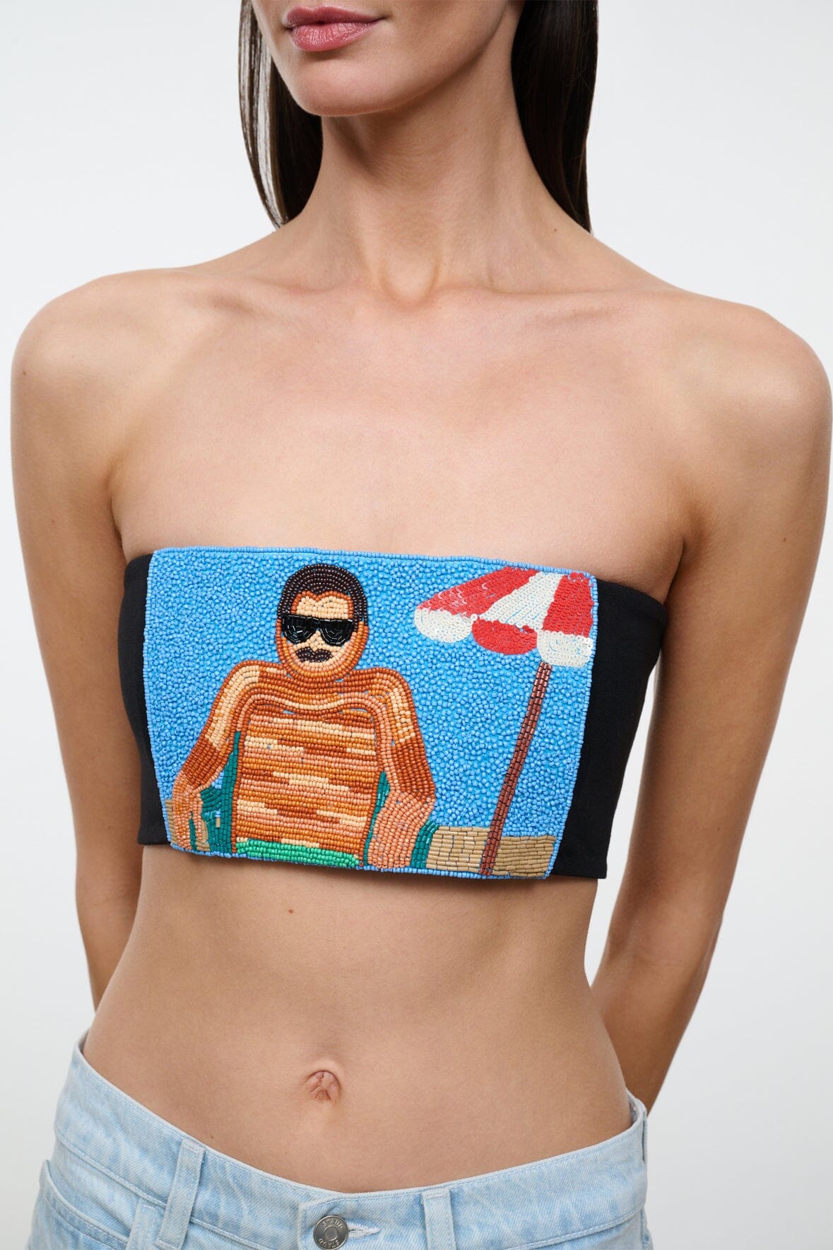 STAUD Clothing Tommy Tube Top Sundaze
