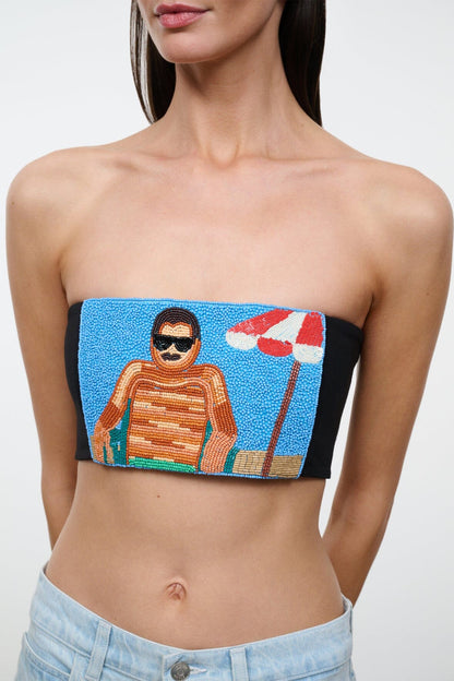 STAUD Clothing Tommy Tube Top Sundaze