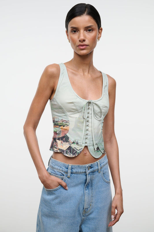 STAUD Clothing Vittoria Top Endless Summer