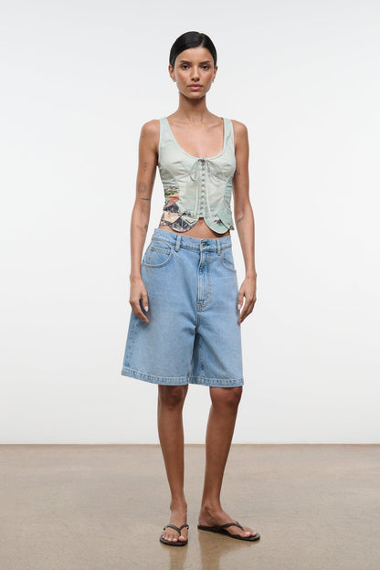 STAUD Clothing Vittoria Top Endless Summer