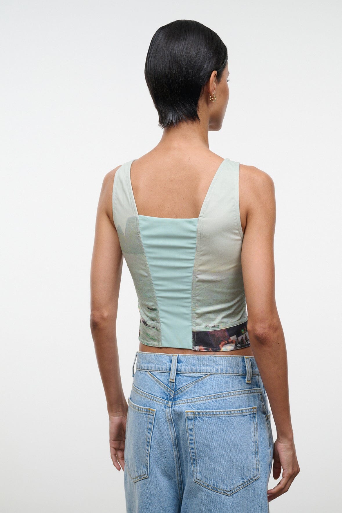 STAUD Clothing Vittoria Top Endless Summer