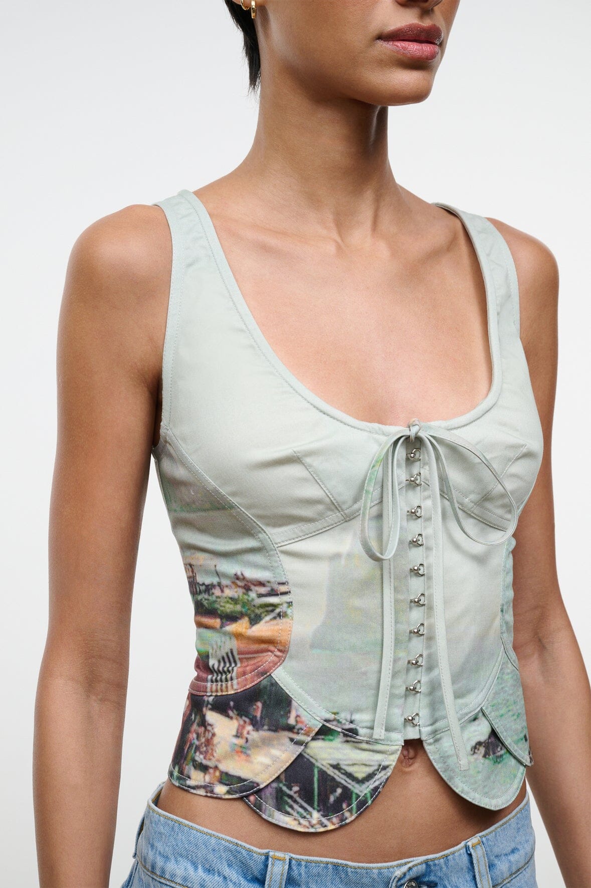 STAUD Clothing Vittoria Top Endless Summer