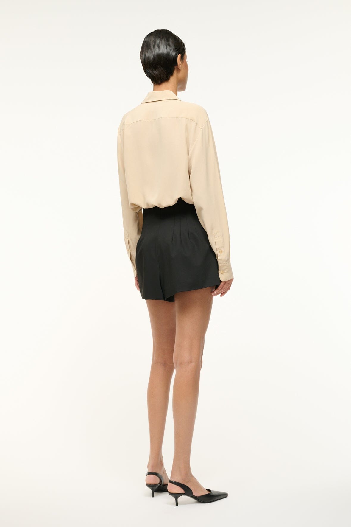 STAUD Clothing Magpie Shorts Black