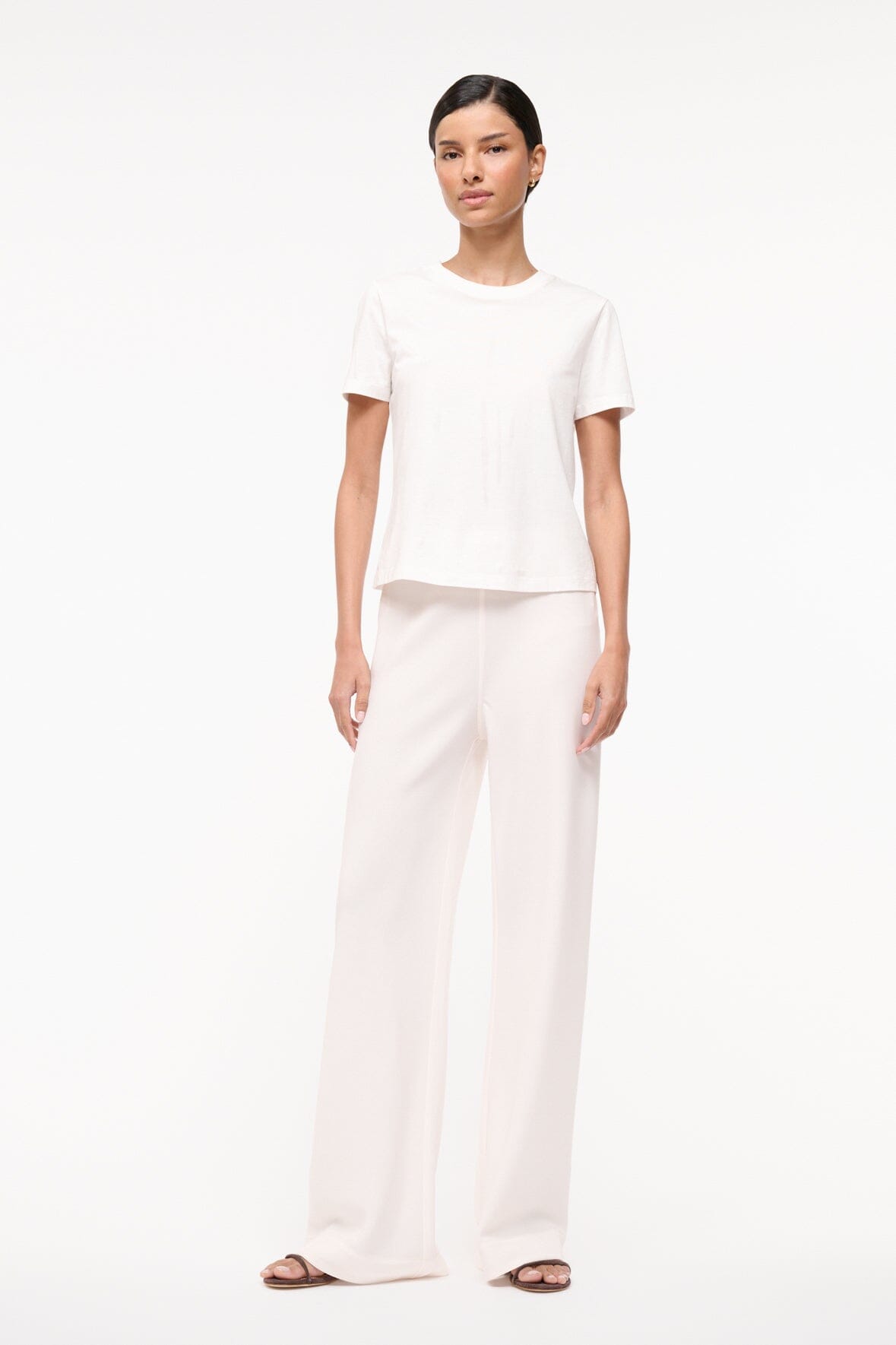 STAUD Clothing Stroll Pant Ivory