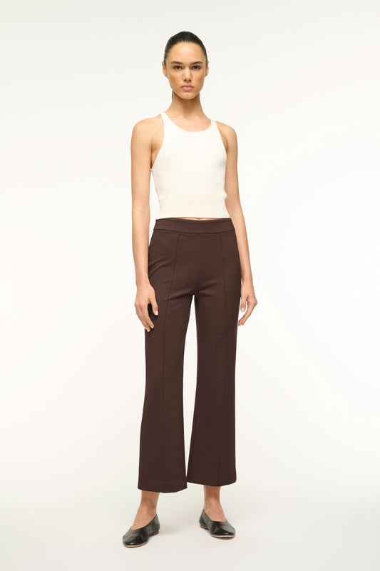 STAUD Clothing Knack Pant Dark Chocolate