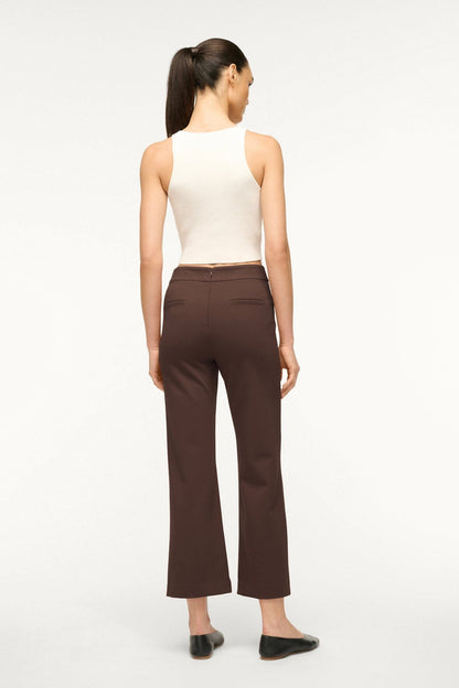 STAUD Clothing Knack Pant Dark Chocolate