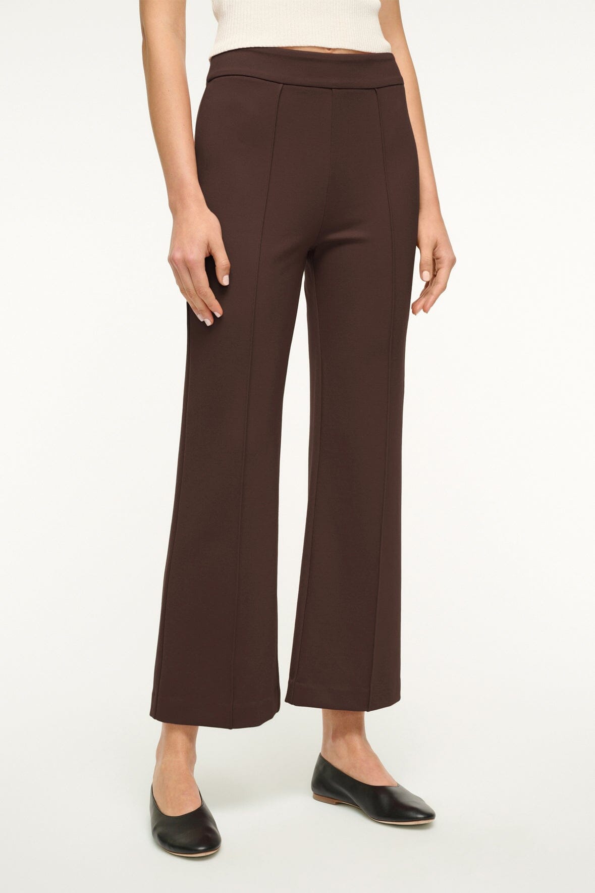 STAUD Clothing Knack Pant Dark Chocolate