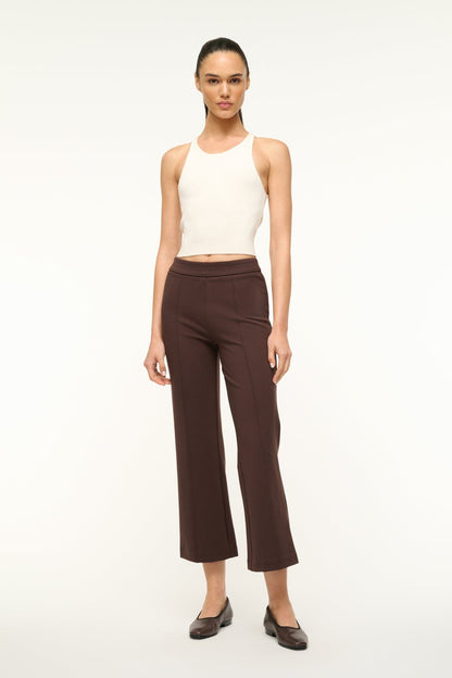 STAUD Clothing Knack Pant Dark Chocolate