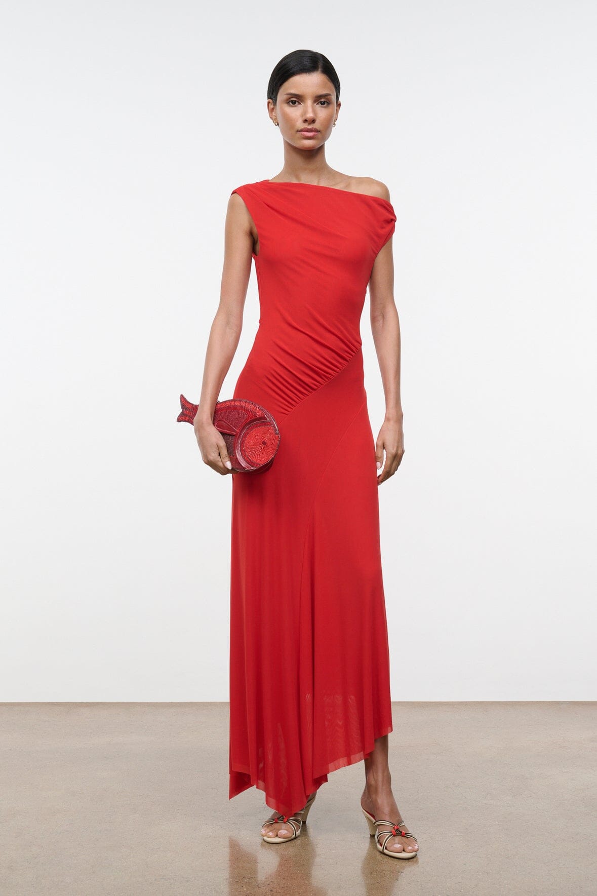STAUD Dresses|Clothing Amaris Dress Tomato
