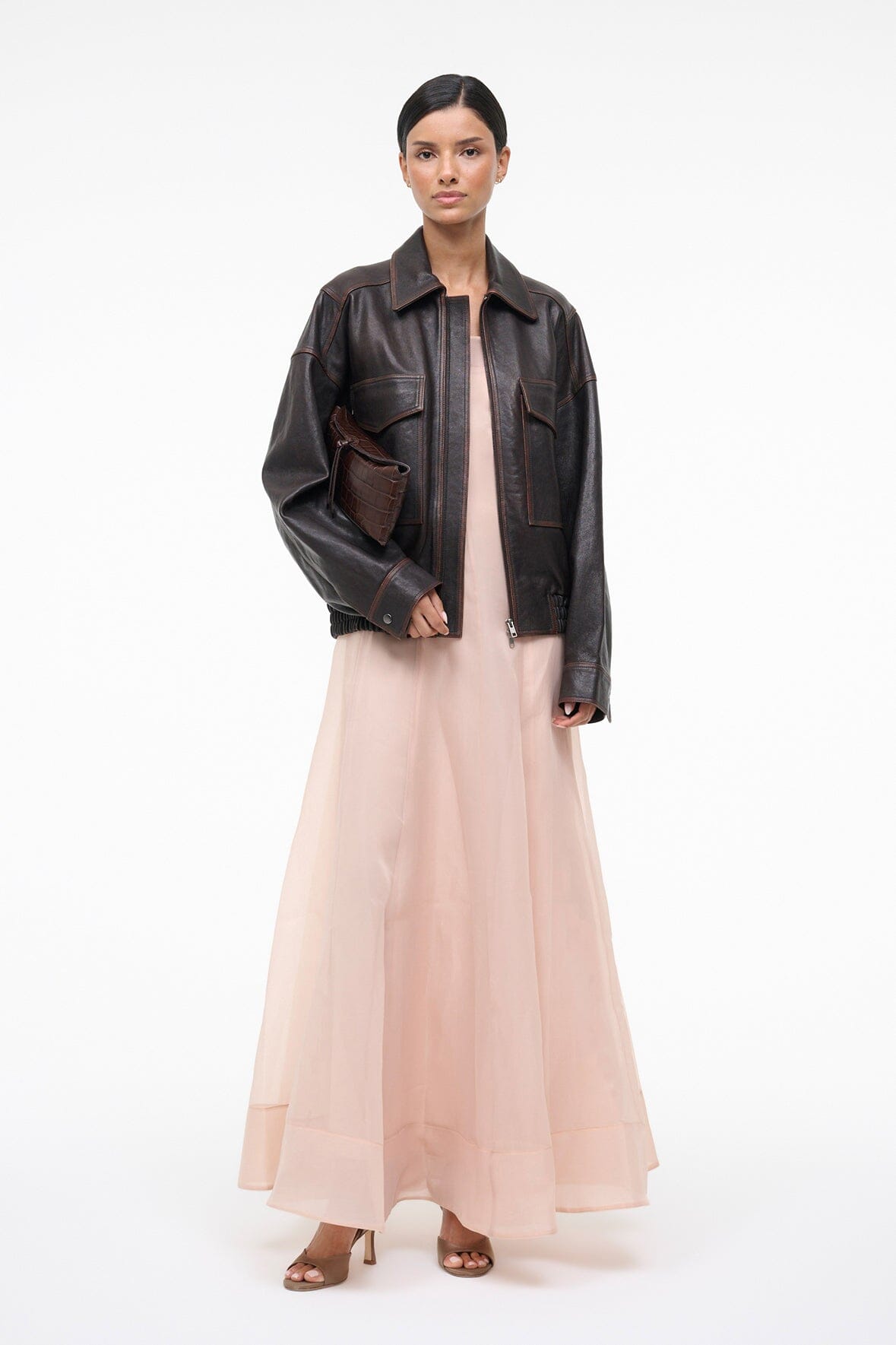 STAUD Dresses|Clothing Gustav Dress Fawn