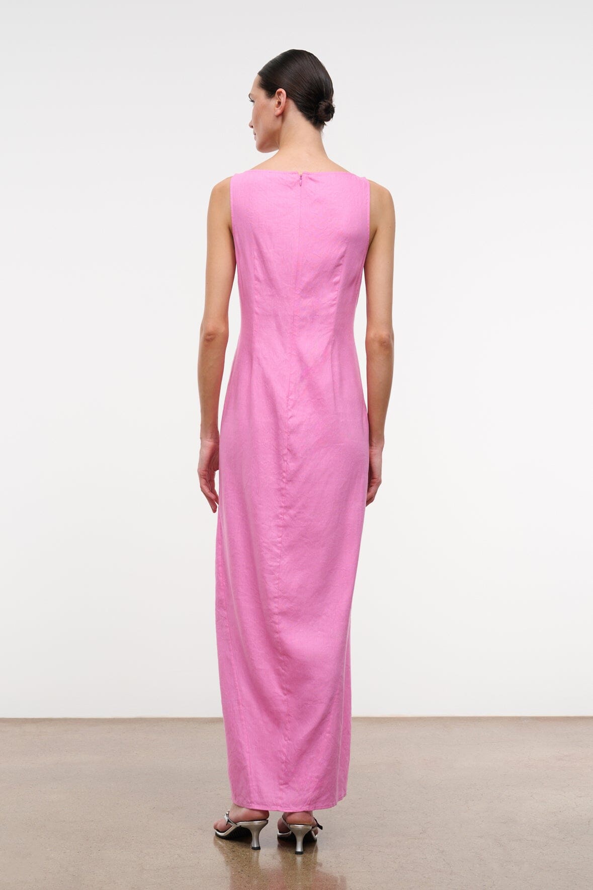 STAUD Dresses|Sale Costa Linen Dress Orchid