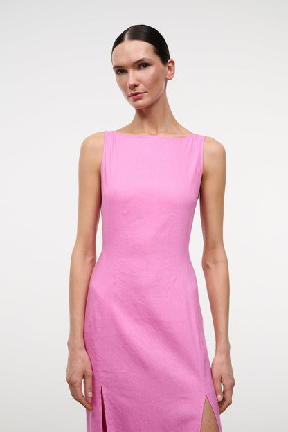 STAUD Dresses|Sale Costa Linen Dress Orchid
