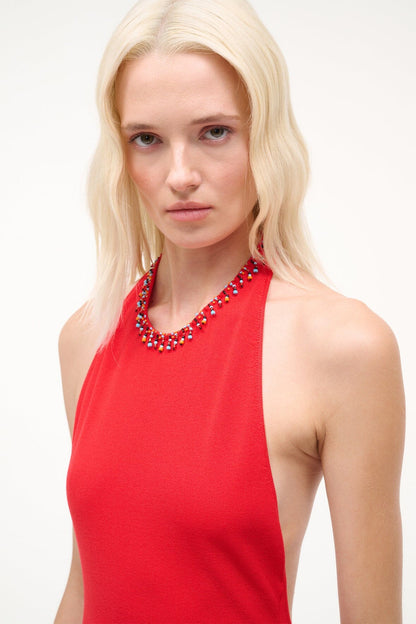 STAUD Dresses|Sale Reina Dress Red Rose
