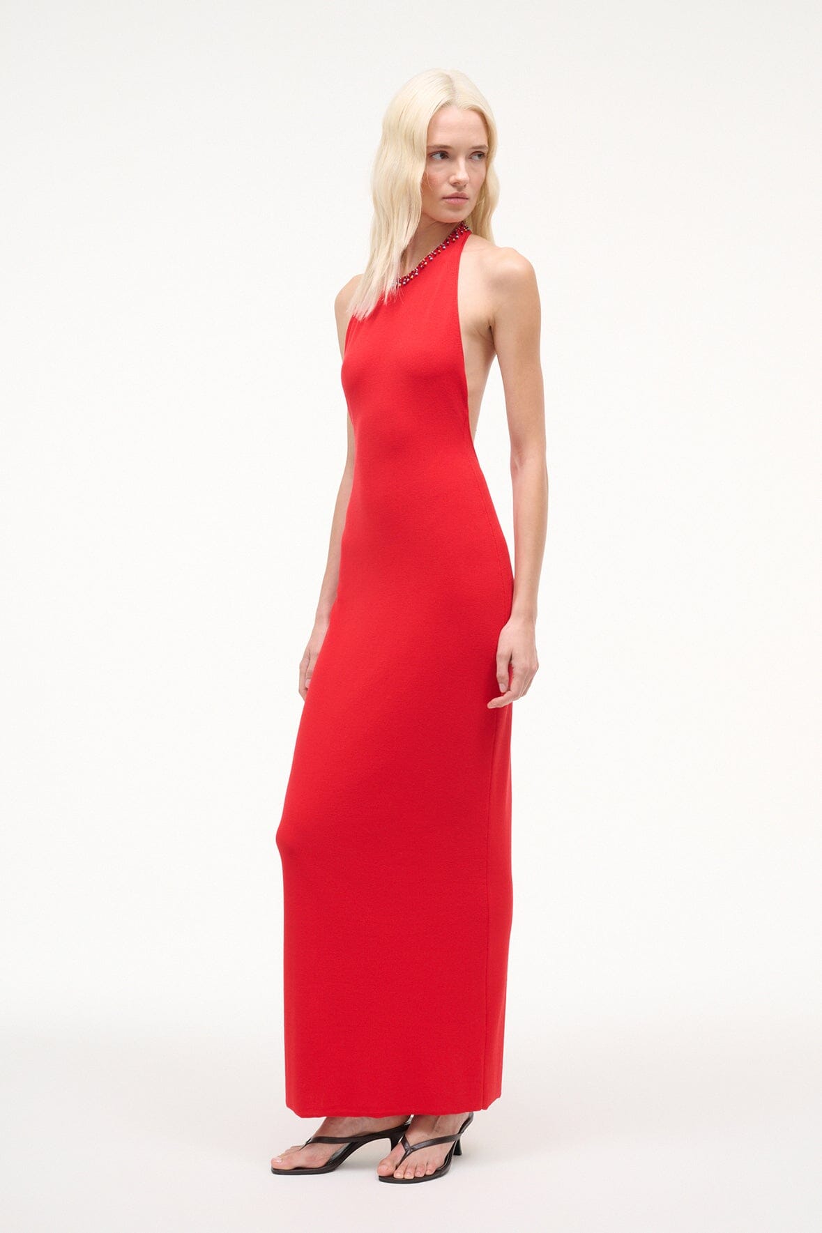 STAUD Dresses|Sale Reina Dress Red Rose