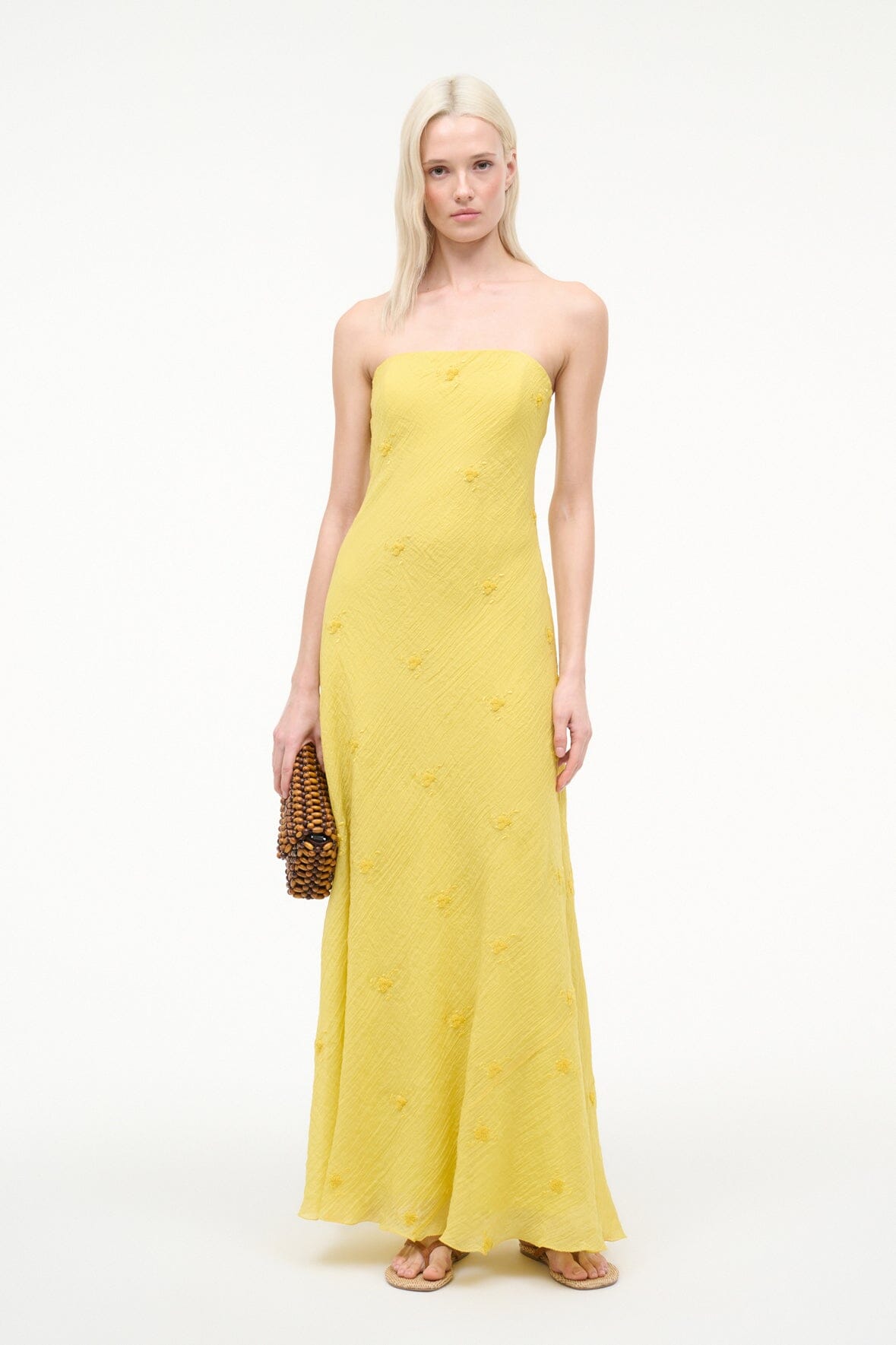 STAUD Dresses|Clothing Cassie Dress Lemon Custard