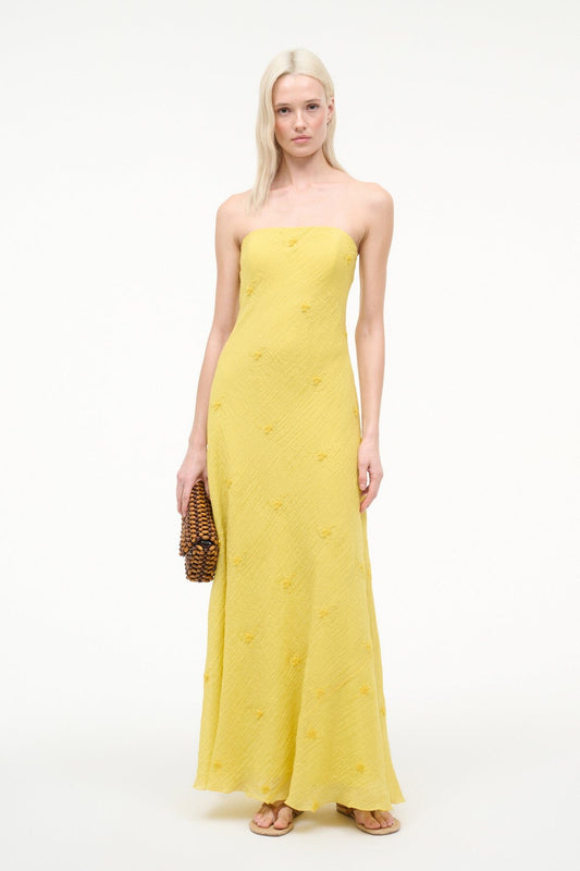 STAUD Dresses|Clothing Cassie Dress Lemon Custard