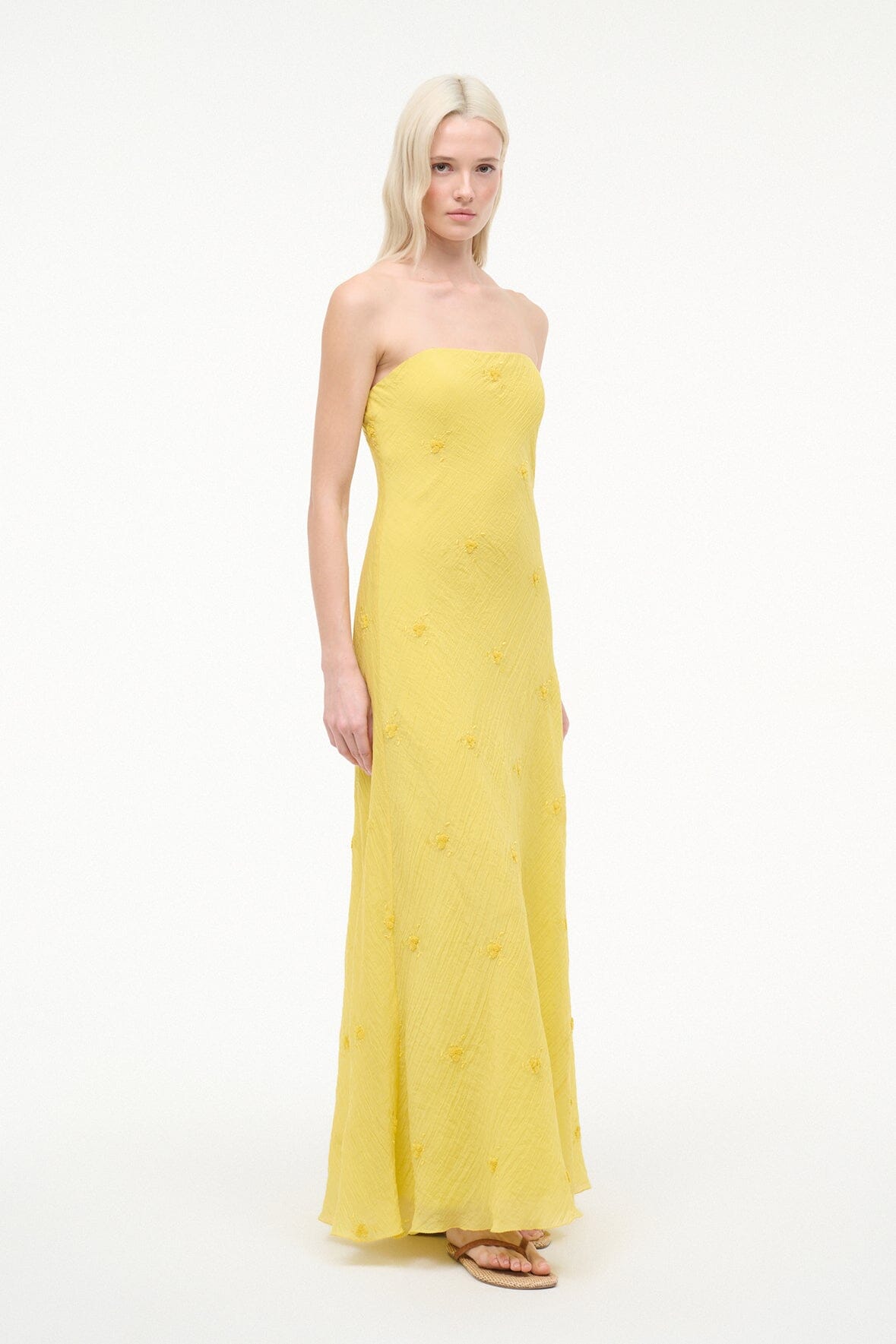 STAUD Dresses|Clothing Cassie Dress Lemon Custard