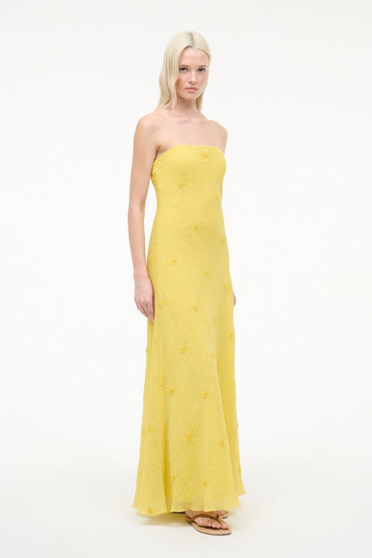 STAUD Dresses|Clothing Cassie Dress Lemon Custard