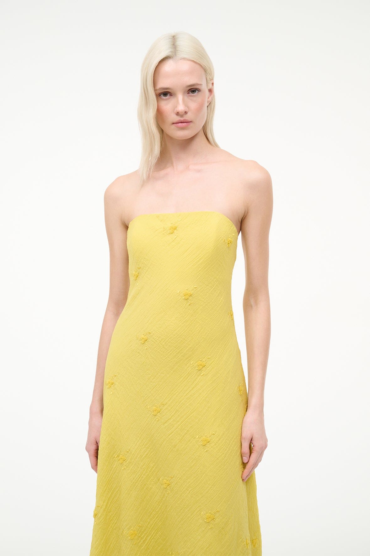 STAUD Dresses|Clothing Cassie Dress Lemon Custard