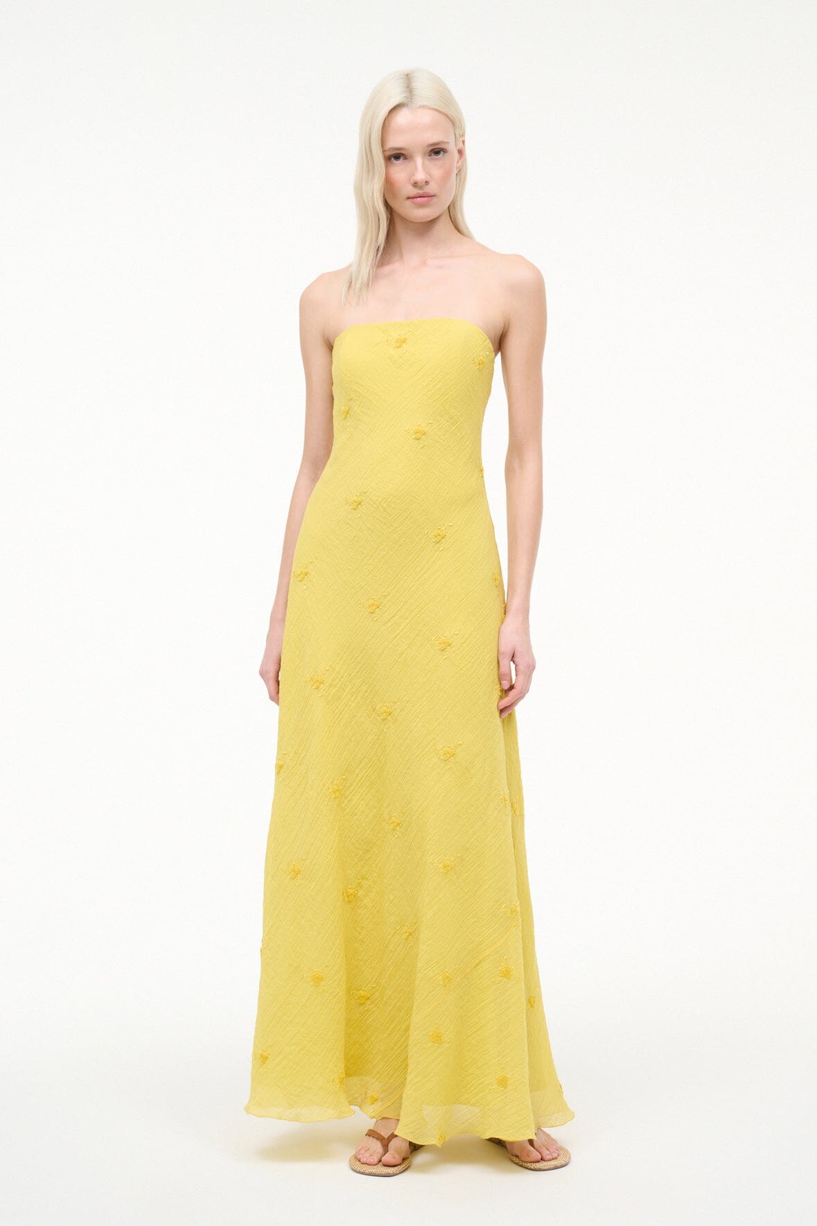 STAUD Dresses|Clothing Cassie Dress Lemon Custard