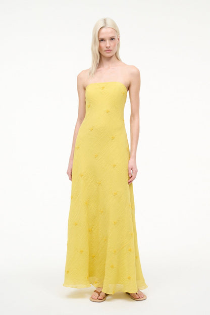 STAUD Dresses|Clothing Cassie Dress Lemon Custard