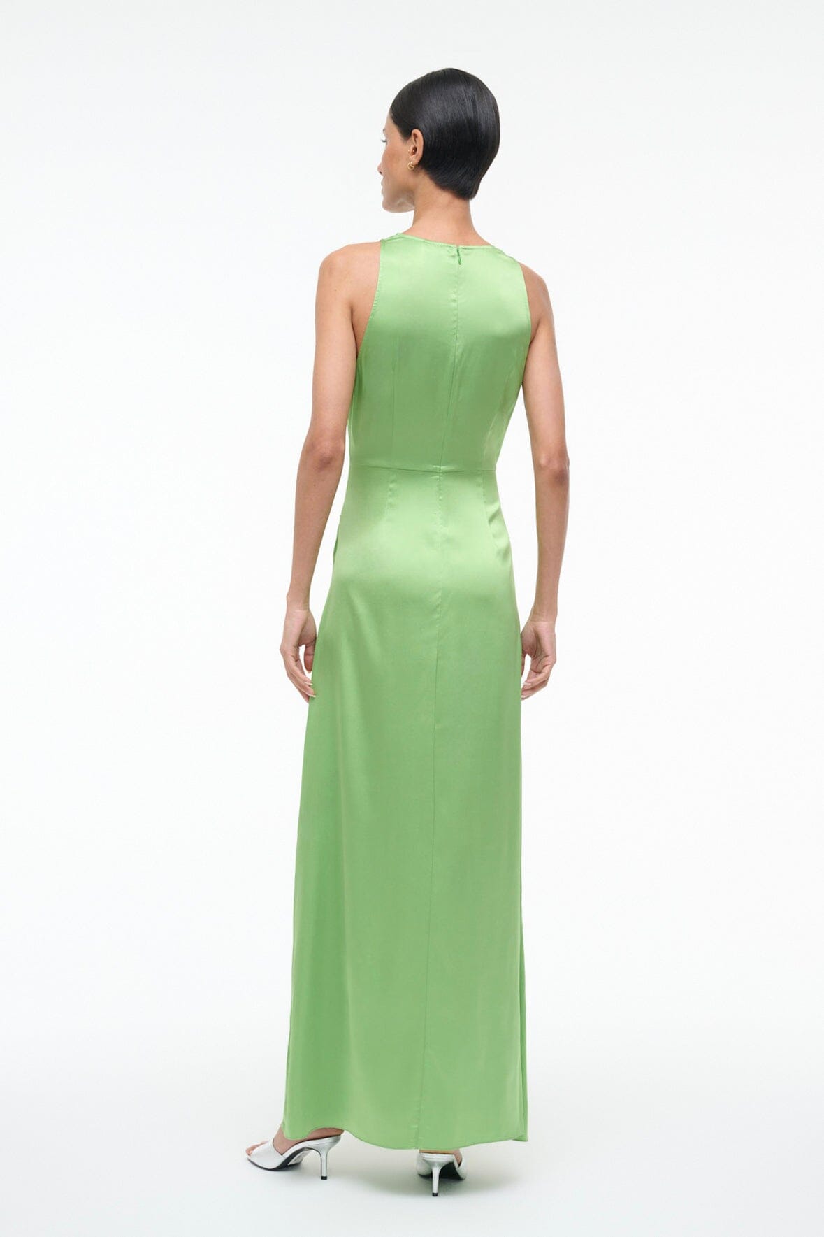 STAUD Dresses|Clothing Jaelyn Silk Dress Sprout