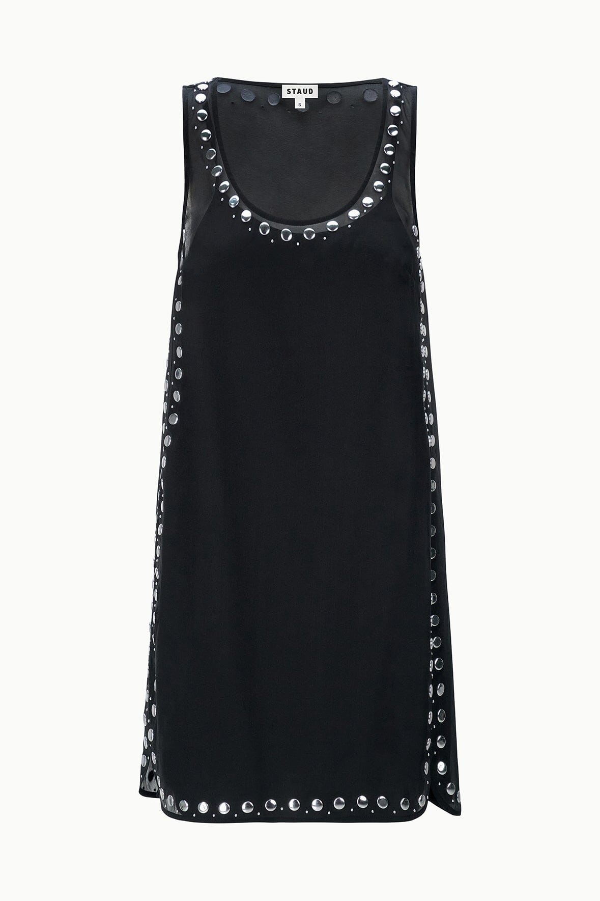 STAUD Dresses|Clothing|New In Cara Dress Black Studs