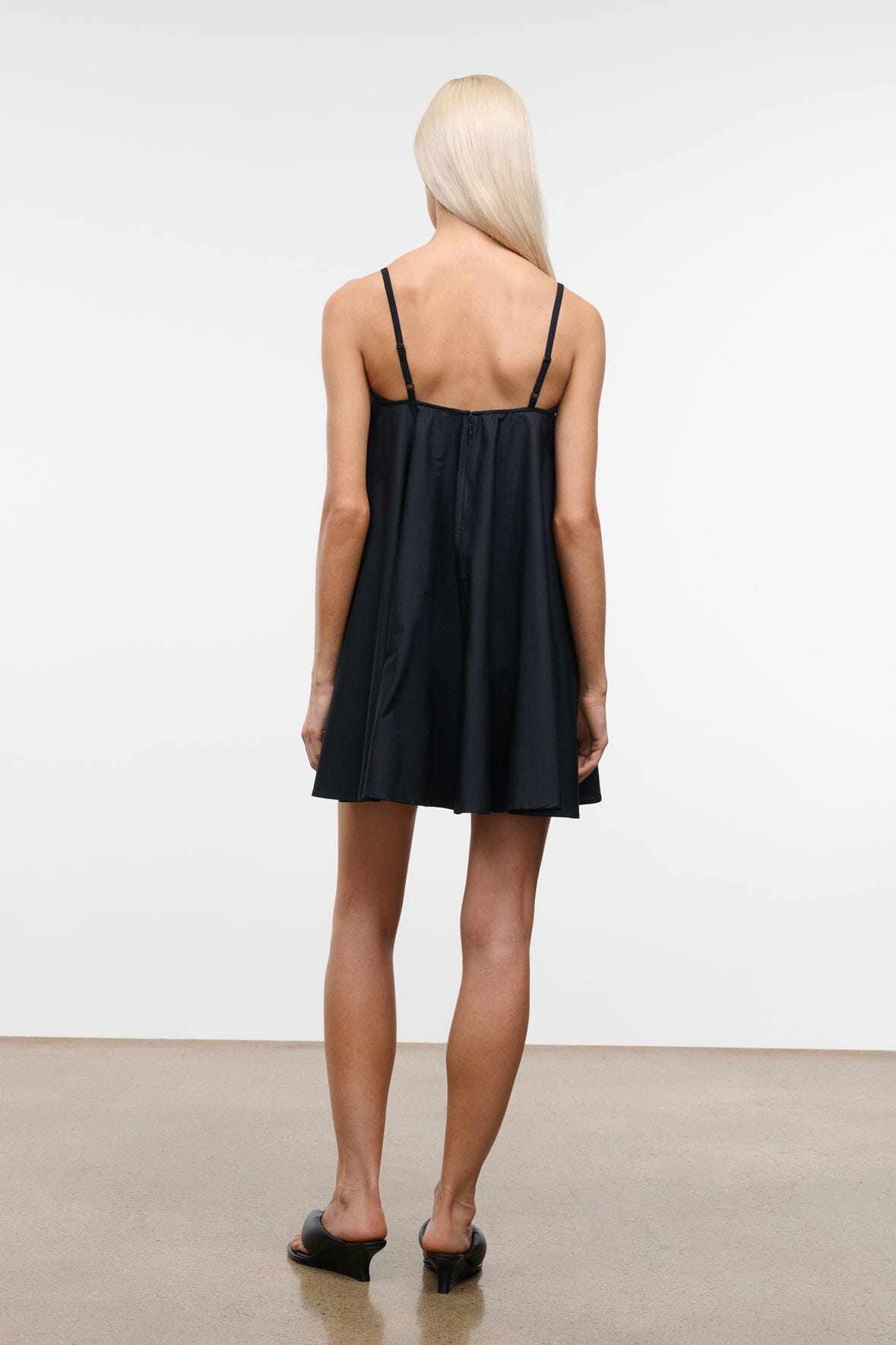 STAUD Dresses|Clothing|New In Cecily Mini Dress Black Babydoll Dress