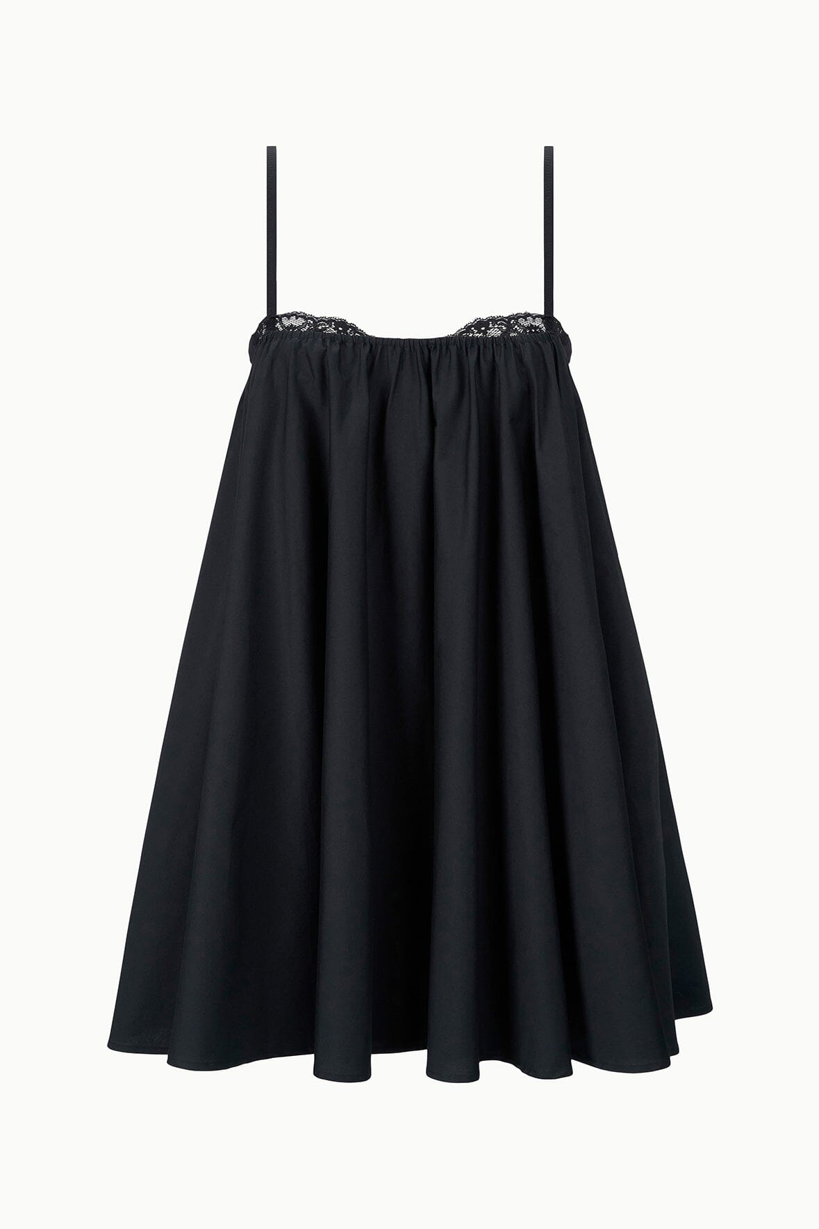 STAUD Dresses|Clothing|New In Cecily Mini Dress Black Babydoll Dress