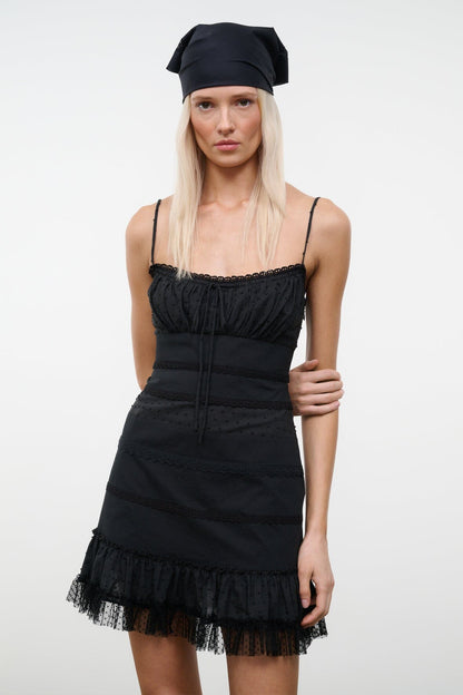 STAUD Dresses|Sale Halie Mini Dress Black