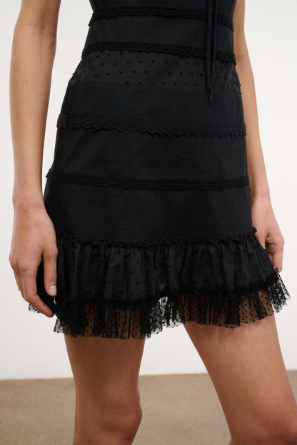 STAUD Dresses|Sale Halie Mini Dress Black