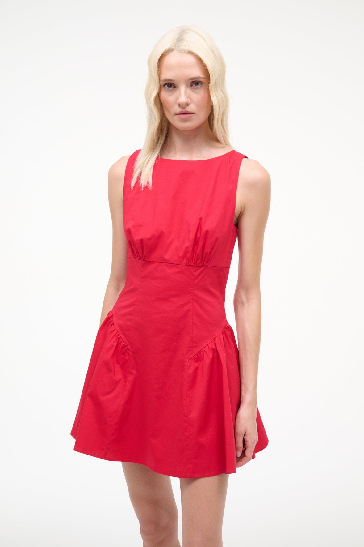 STAUD Dresses|Sale Gwen Mini Dress Cherry