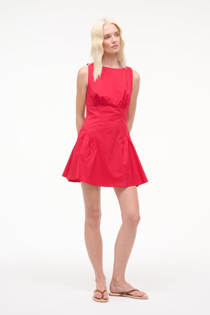 STAUD Dresses|Sale Gwen Mini Dress Cherry