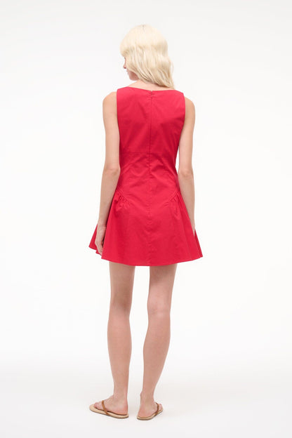 STAUD Dresses|Sale Gwen Mini Dress Cherry