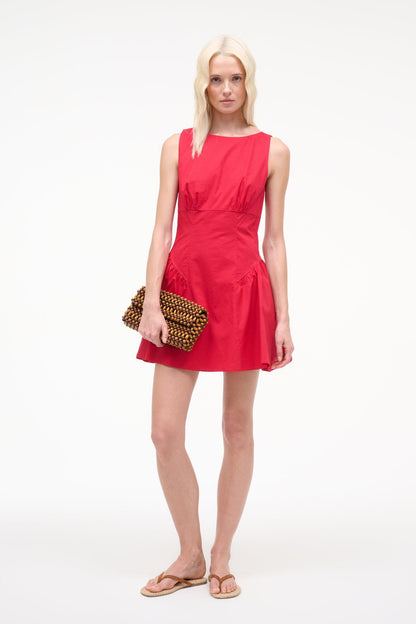 STAUD Dresses|Sale Gwen Mini Dress Cherry