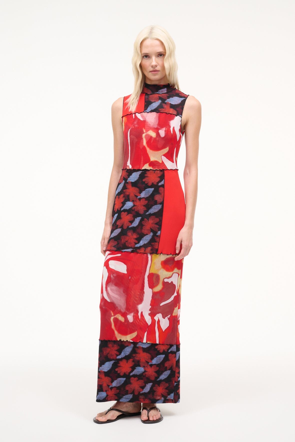 STAUD Dresses|Sale Ruby Dress Red Zone Multi