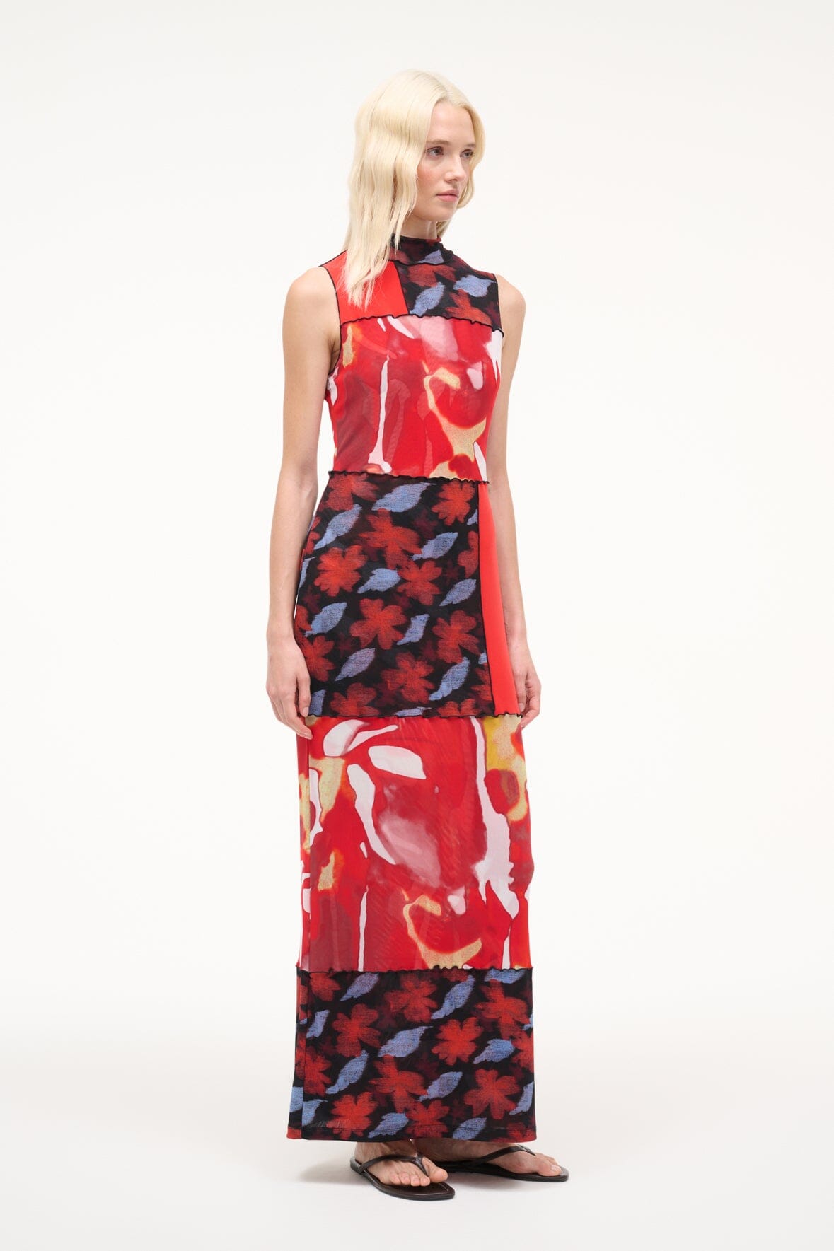 STAUD Dresses|Sale Ruby Dress Red Zone Multi