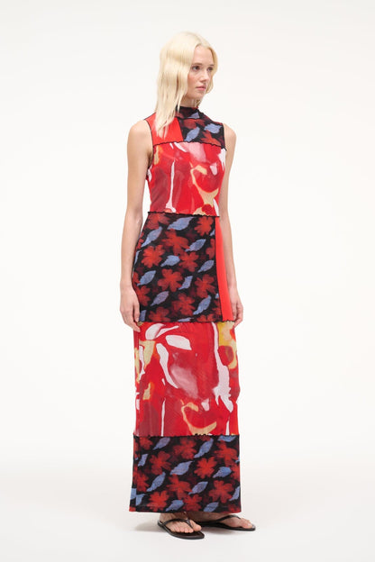 STAUD Dresses|Sale Ruby Dress Red Zone Multi