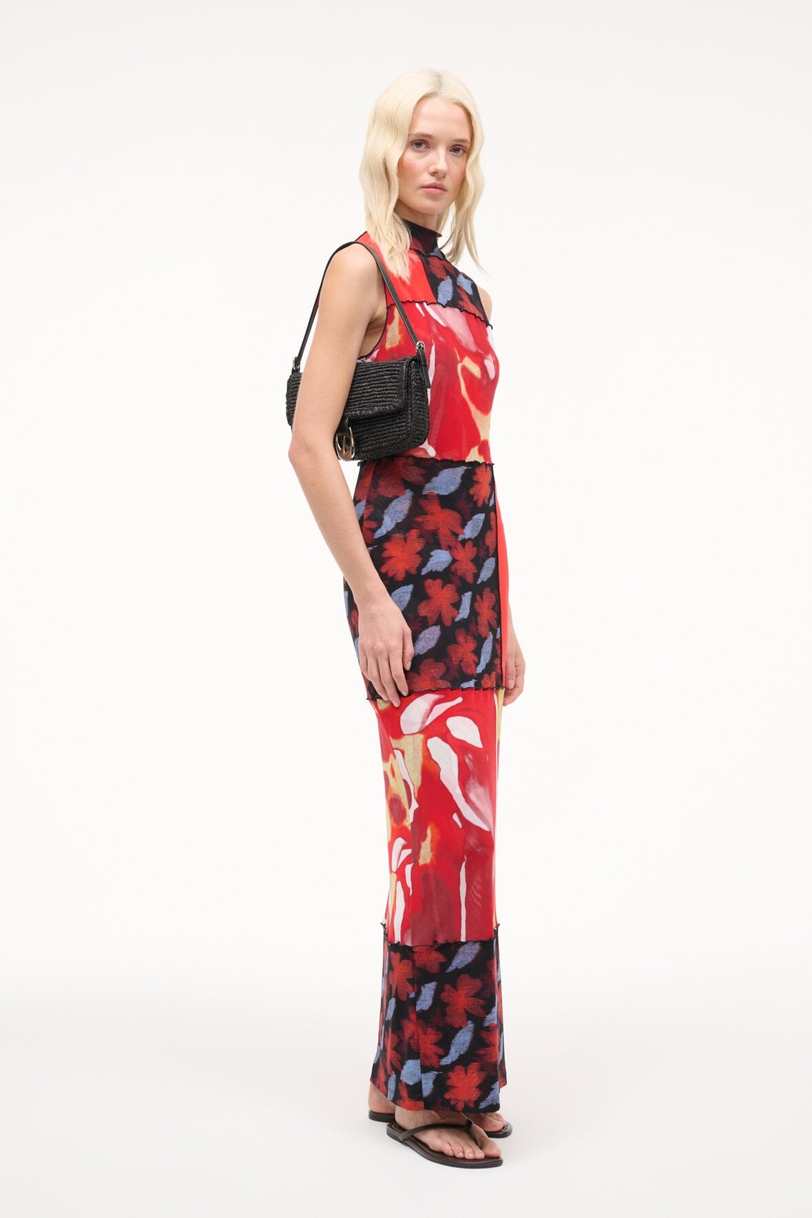 STAUD Dresses|Sale Ruby Dress Red Zone Multi