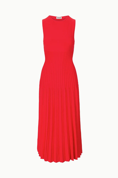 STAUD Dresses|Sale Elyse Dress Red Rose