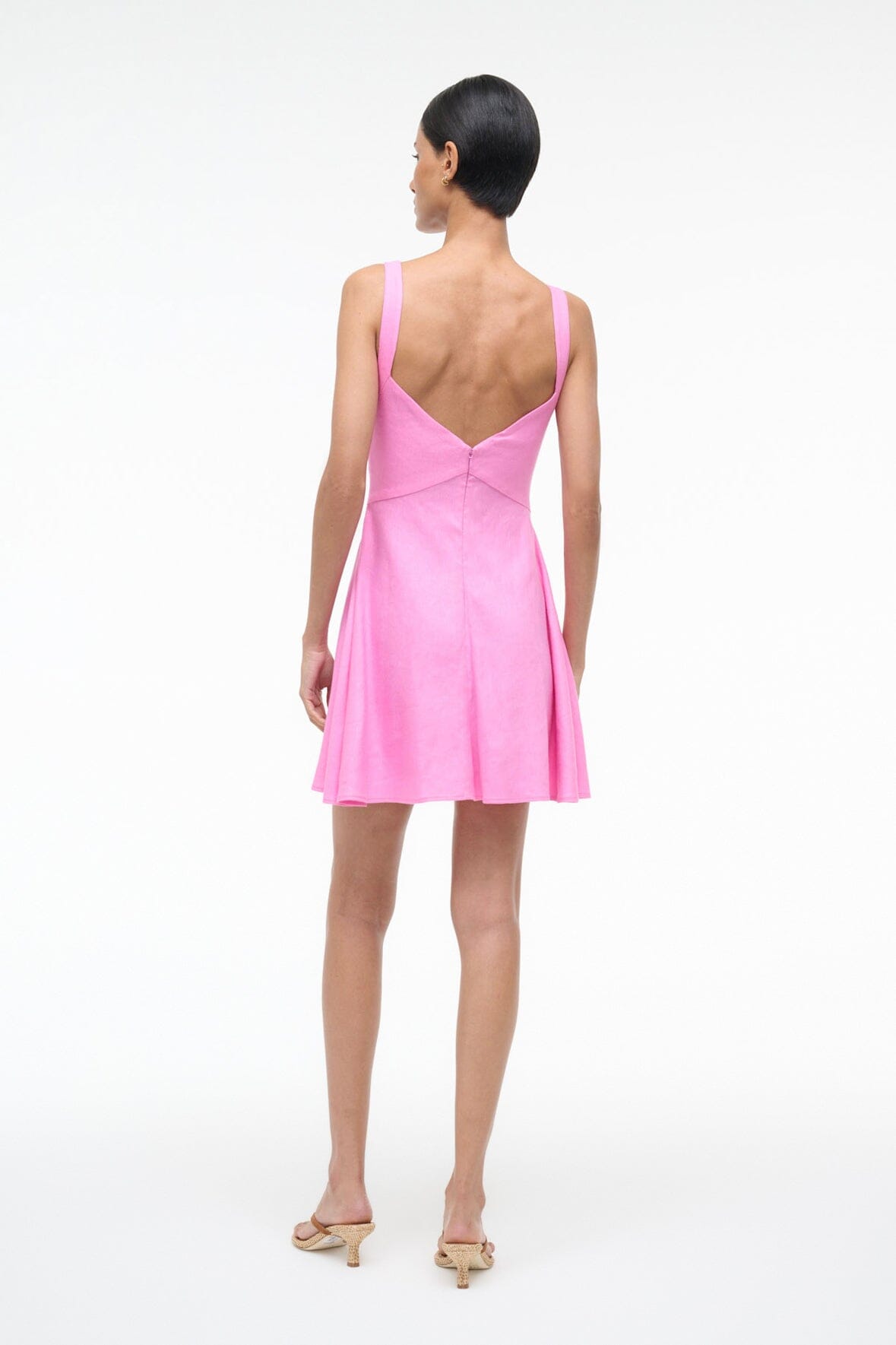 STAUD Dresses|Sale Madison Linen Mini Dress Orchid