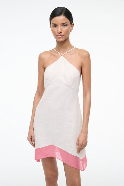 STAUD Dresses|Sale Oro Linen Dress Blush Canyon