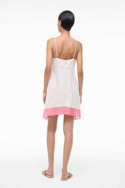 STAUD Dresses|Sale Oro Linen Dress Blush Canyon