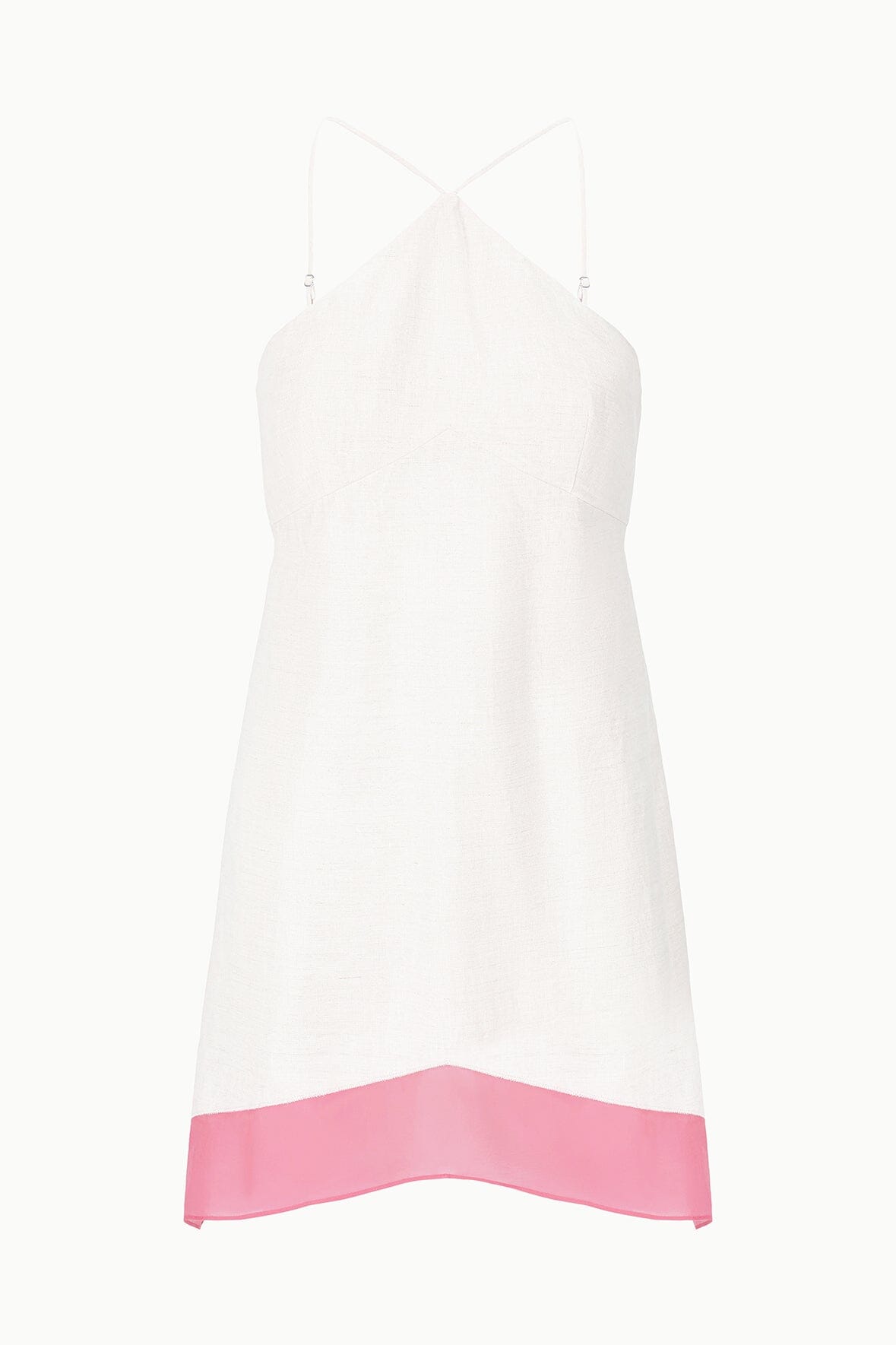 STAUD Dresses|Sale Oro Linen Dress Blush Canyon