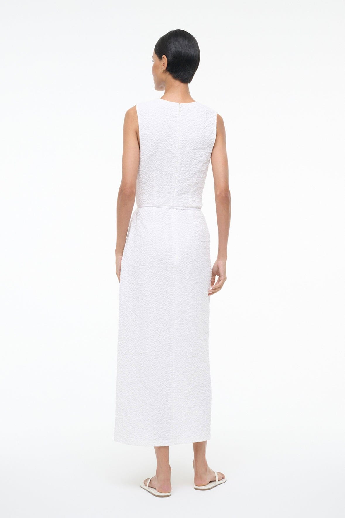 STAUD Dresses|Sale Nema Dress White
