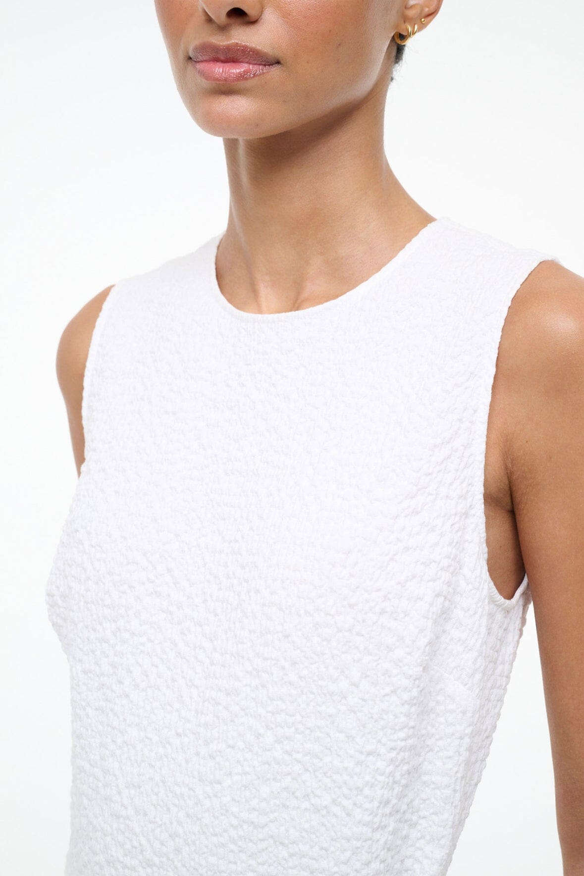 STAUD Dresses|Sale Nema Dress White