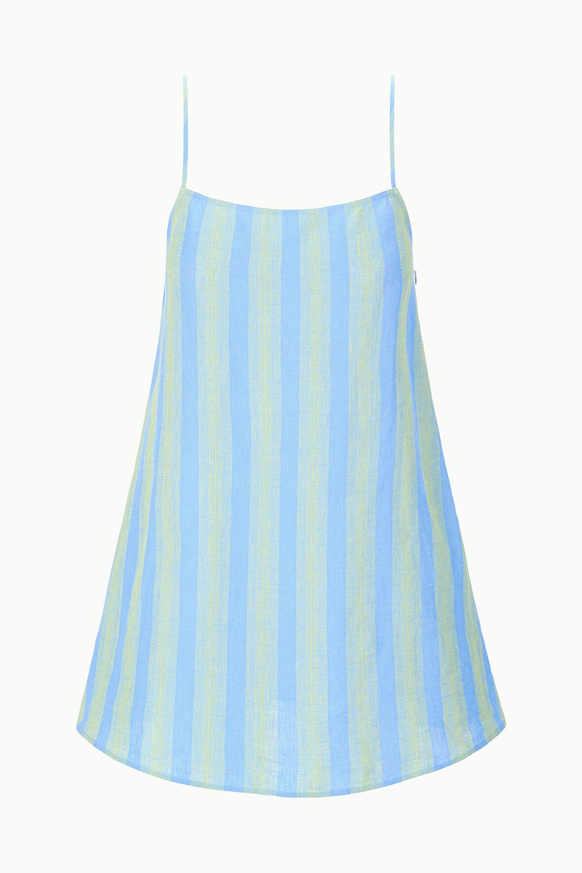 STAUD Dresses|Sale Laura Linen Mini Dress Seaport Stripe