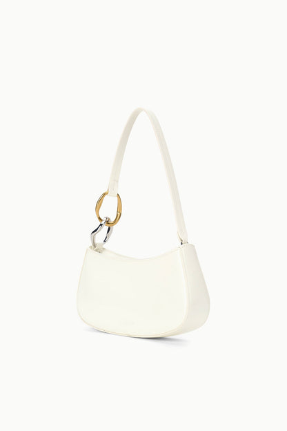STAUD Dresses|Handbags Ollie Bag Paper White Leather Mini Shoulder Bag - Staud