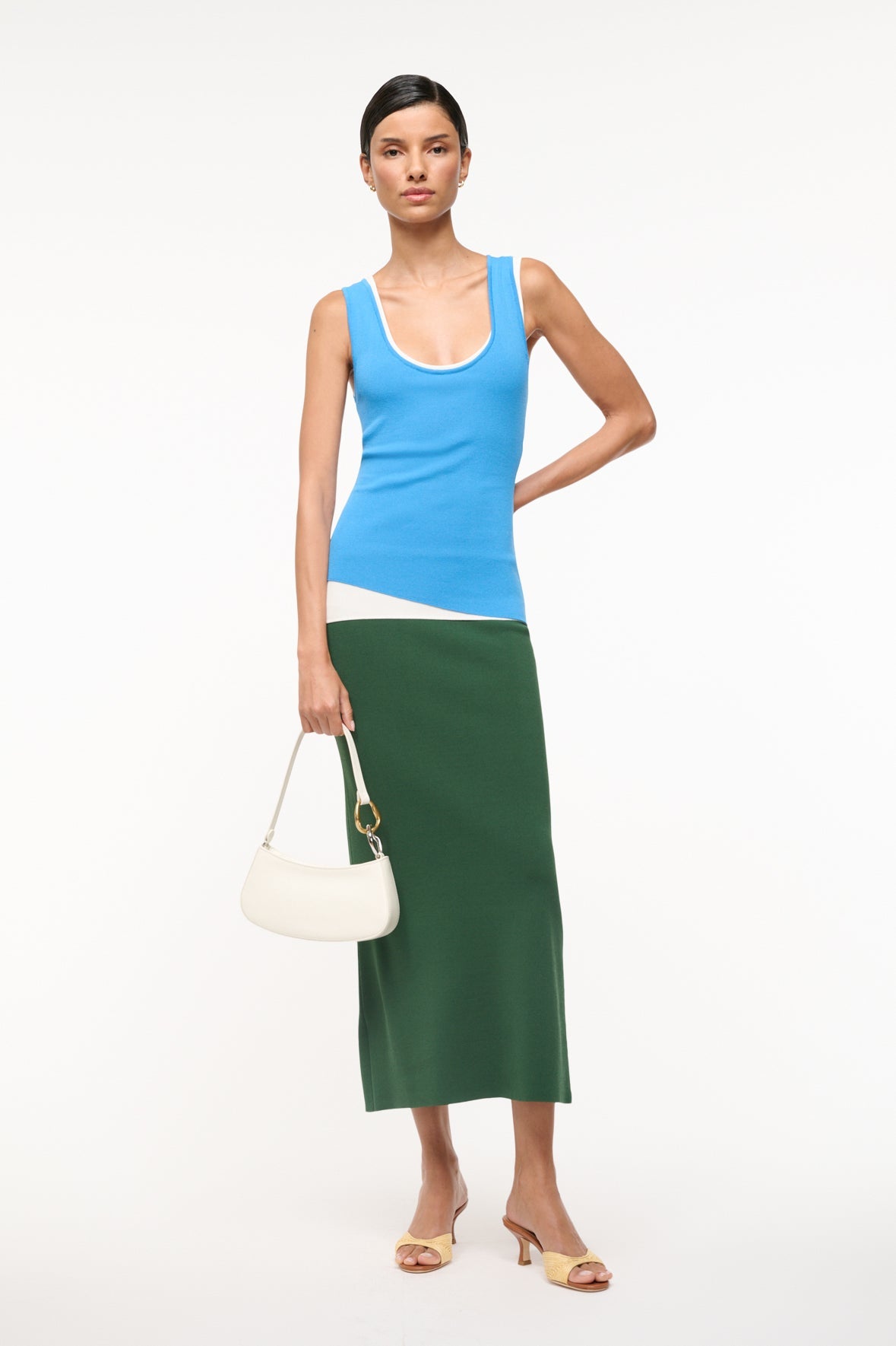 STAUD Dresses|Handbags Ollie Bag Paper White Leather Mini Shoulder Bag - Staud